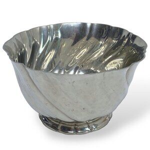 Vintage Stieff Pewter Bowl Smithsonian Institution 6" Round